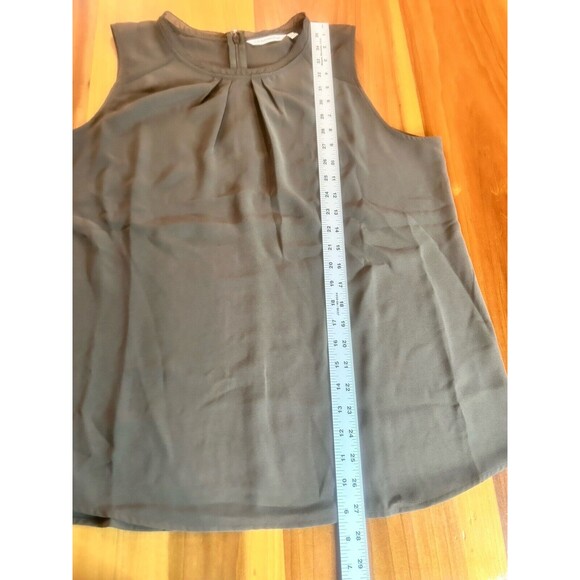 Soft Surrondings Women’s Sleeveless Top. Size Large. Zip Closure. Brown - Picture 5 of 8